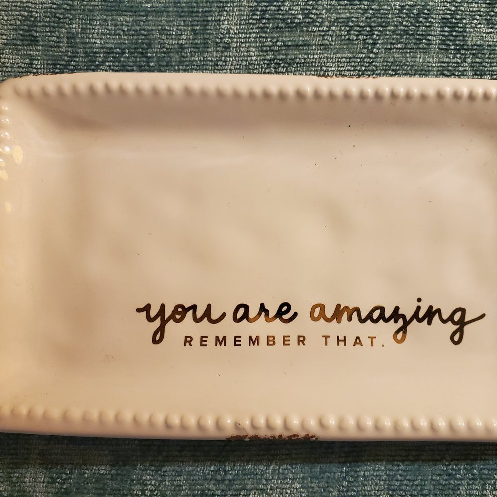 Inspirational accent plate